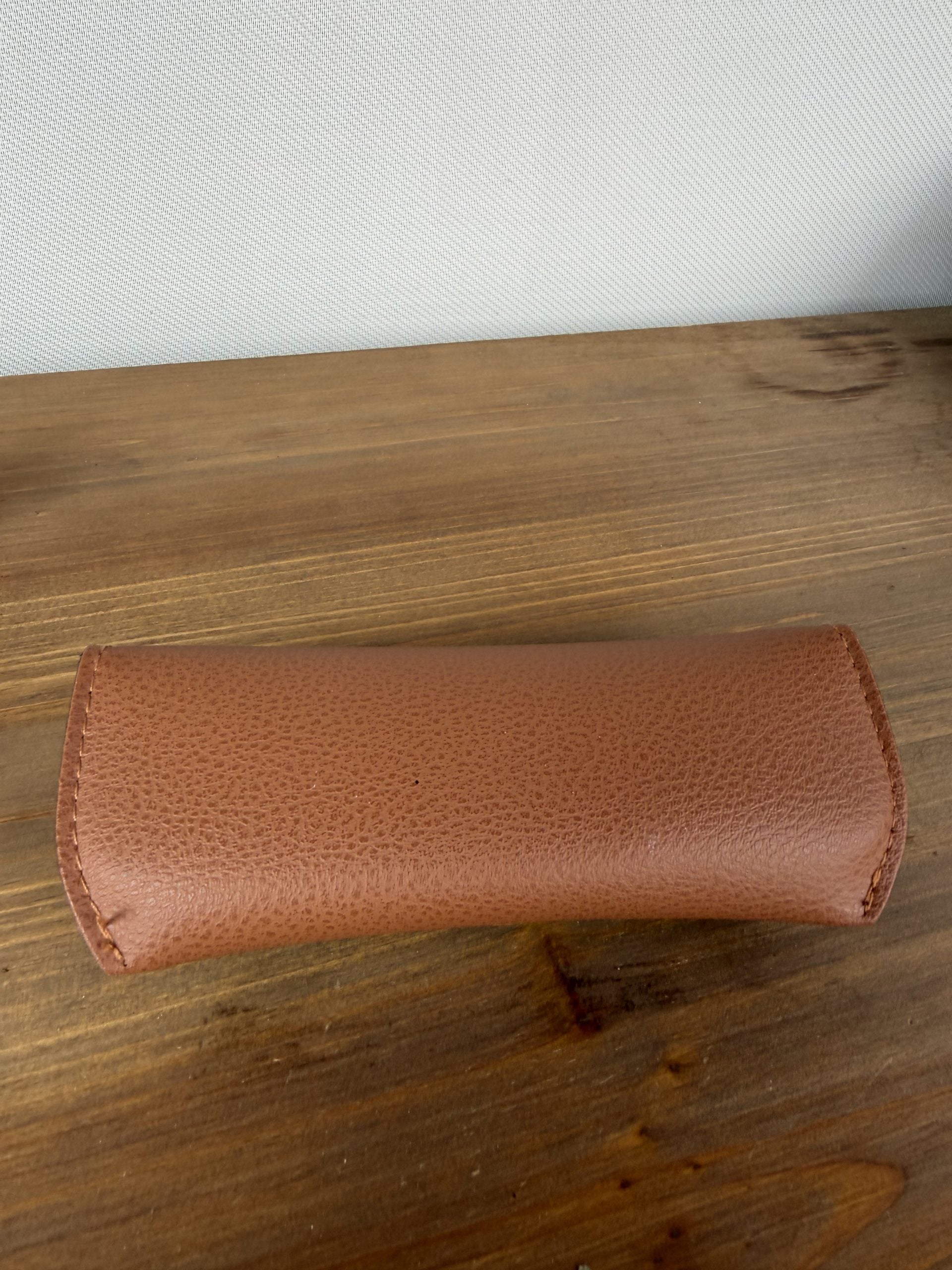 Retro Ray-Ban Brown &amp; Gold Round Sunglasses with New Case - Model 3546