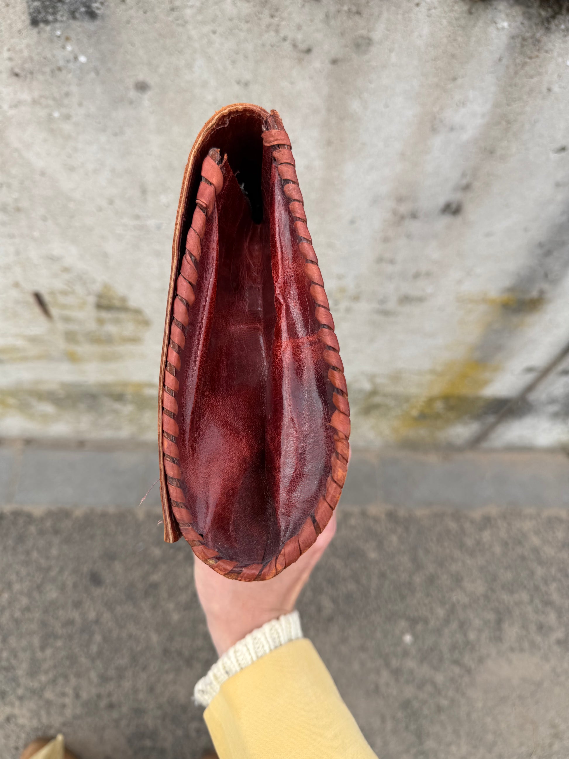 Scarlet REBELLE - a statement 70’s vintage clutch