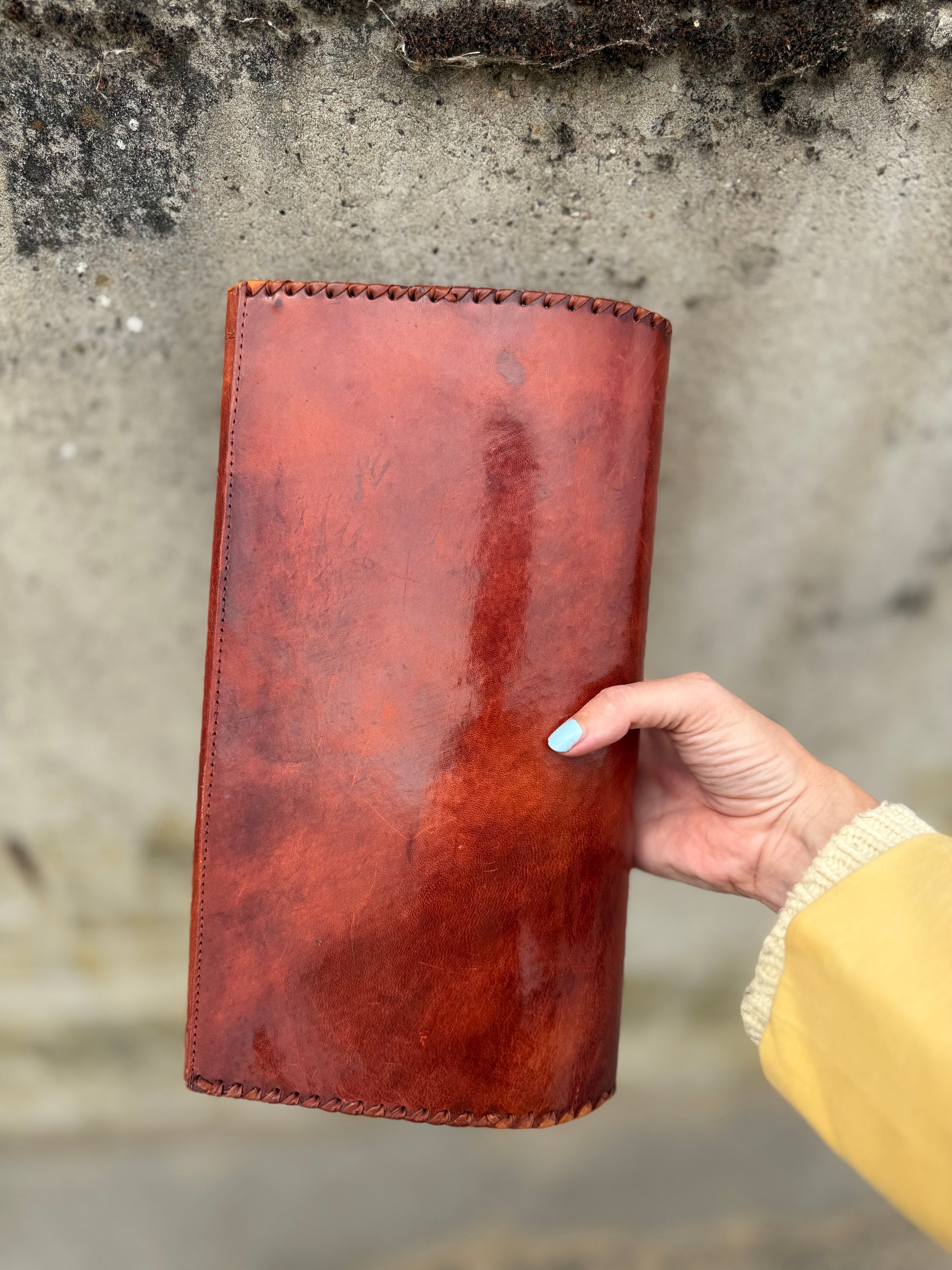 Scarlet REBELLE - a statement 70’s vintage clutch