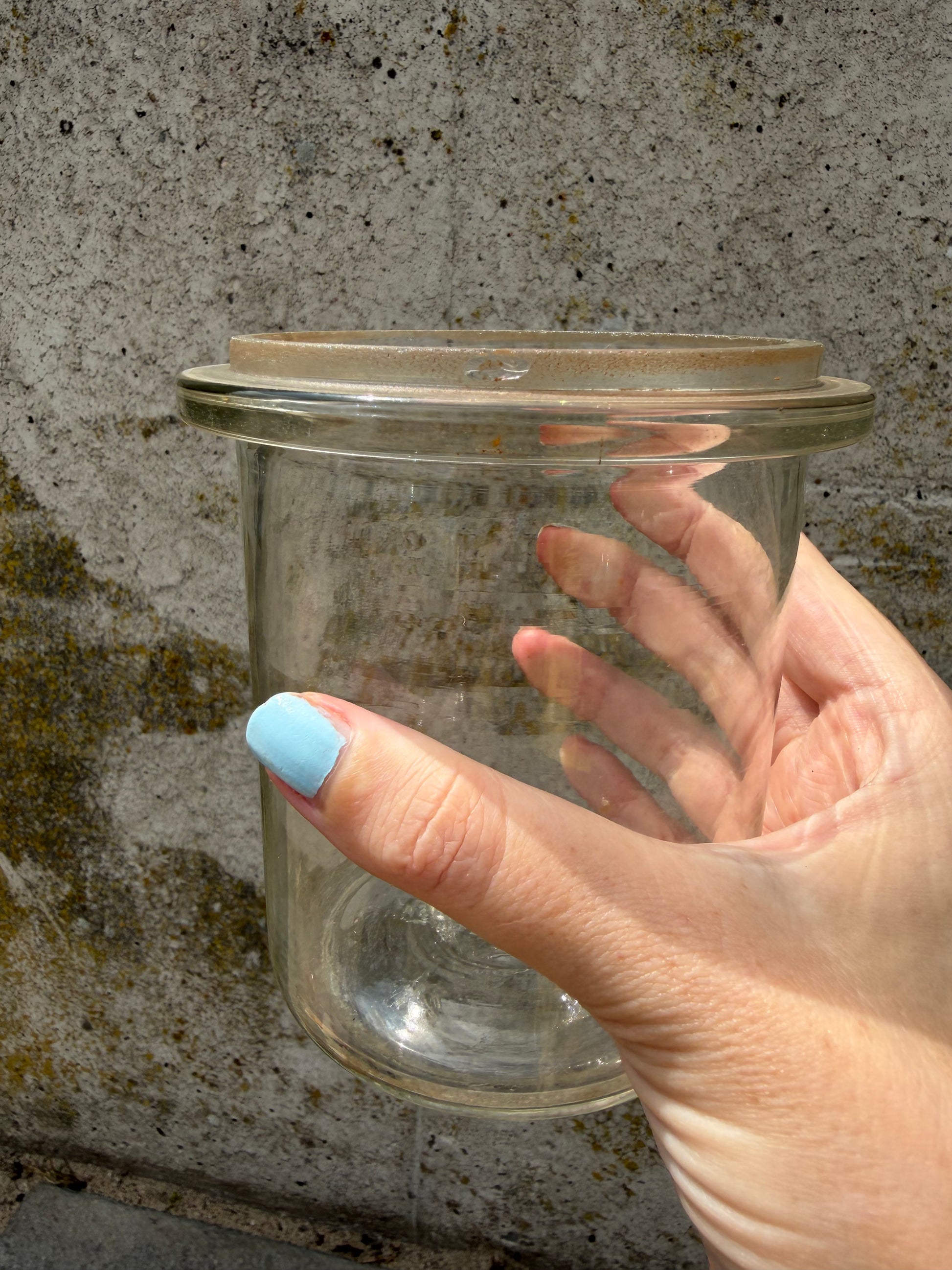 THE ALCHEMIST’S JAR - Vintage Glass Storage Jar ‘30-‘50’s