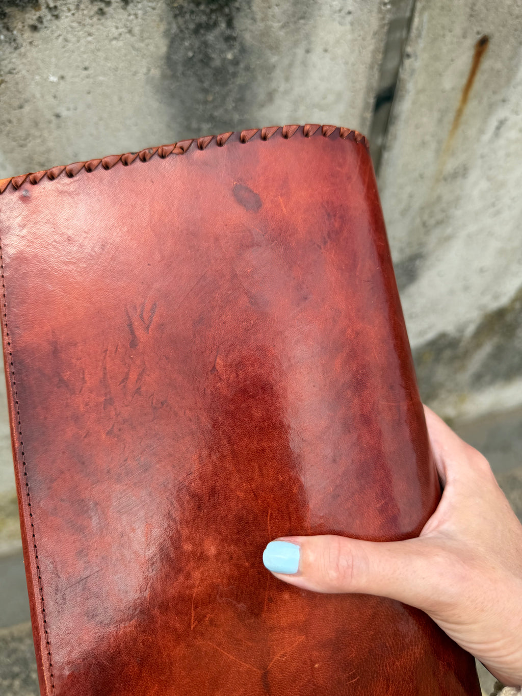 Scarlet REBELLE - a statement 70’s vintage clutch
