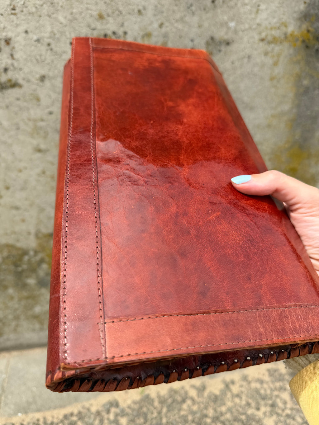 Scarlet REBELLE - a statement 70’s vintage clutch