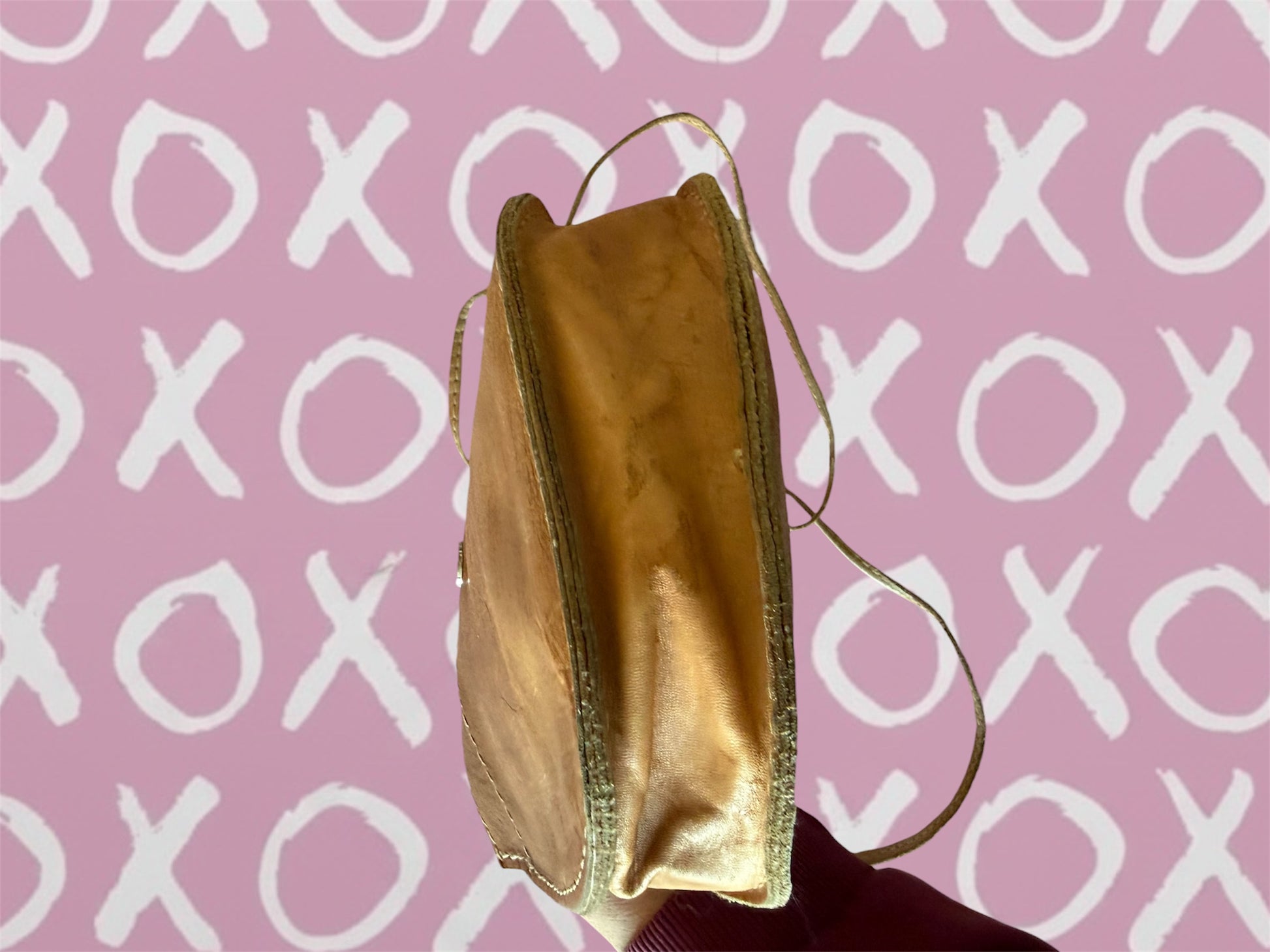 XoX NIA Boho Brown Leather Purse Crossbody