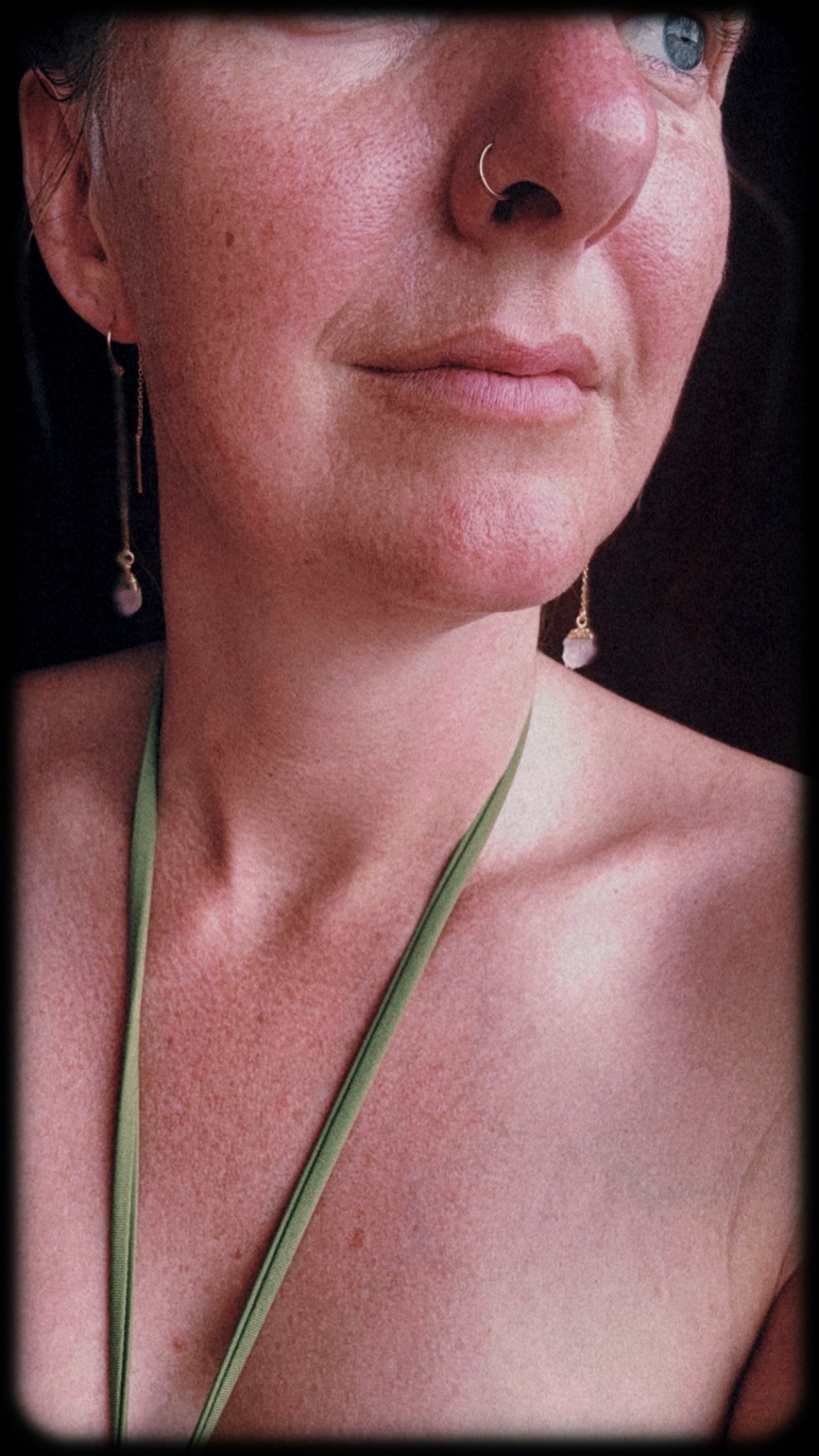 PREORDER Elu Rebelle - The Raw Gem Chain Earrings