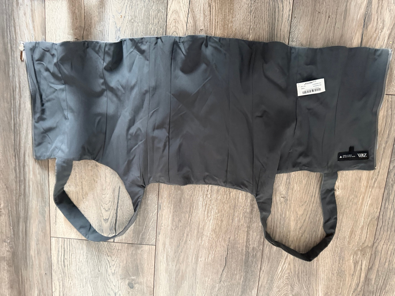 Zara Grey Corporate Style Corset Top Medium