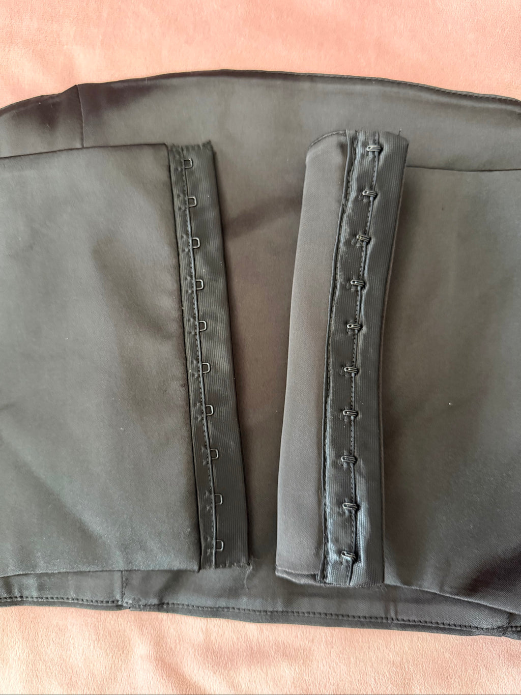 Sexy Zara Black Strapless Corset Crop Top Large
