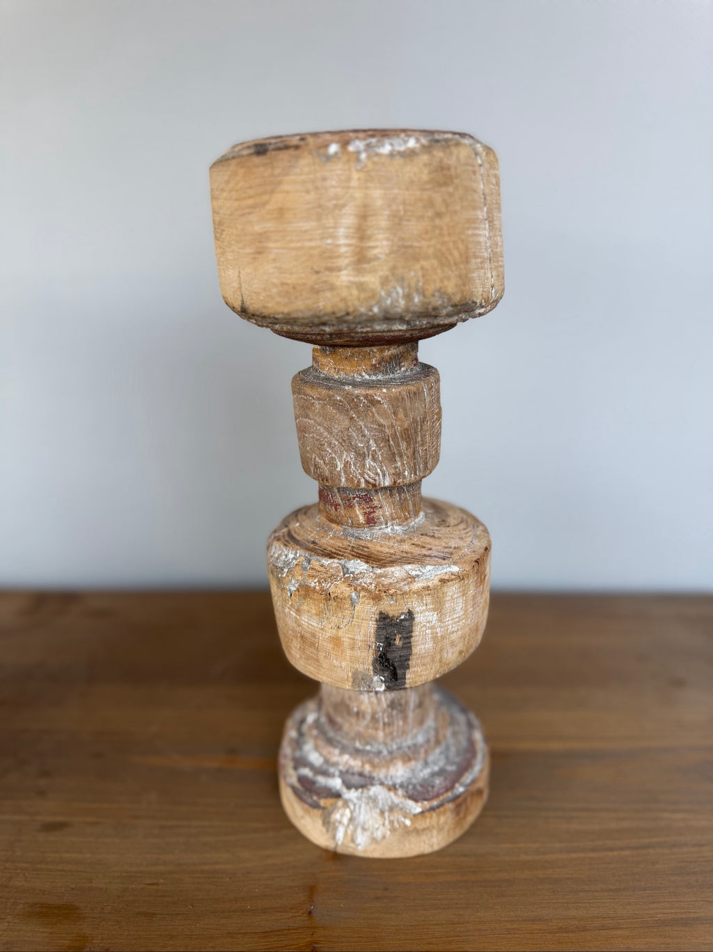 Rustic Vintage Wooden Candle Holder Rustic Style