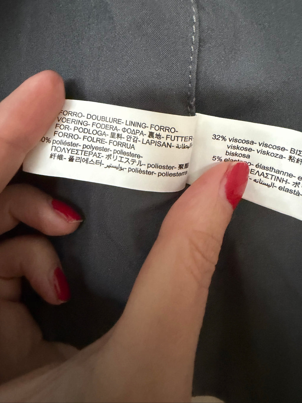 Zara Grey Corporate Style Corset Top Medium