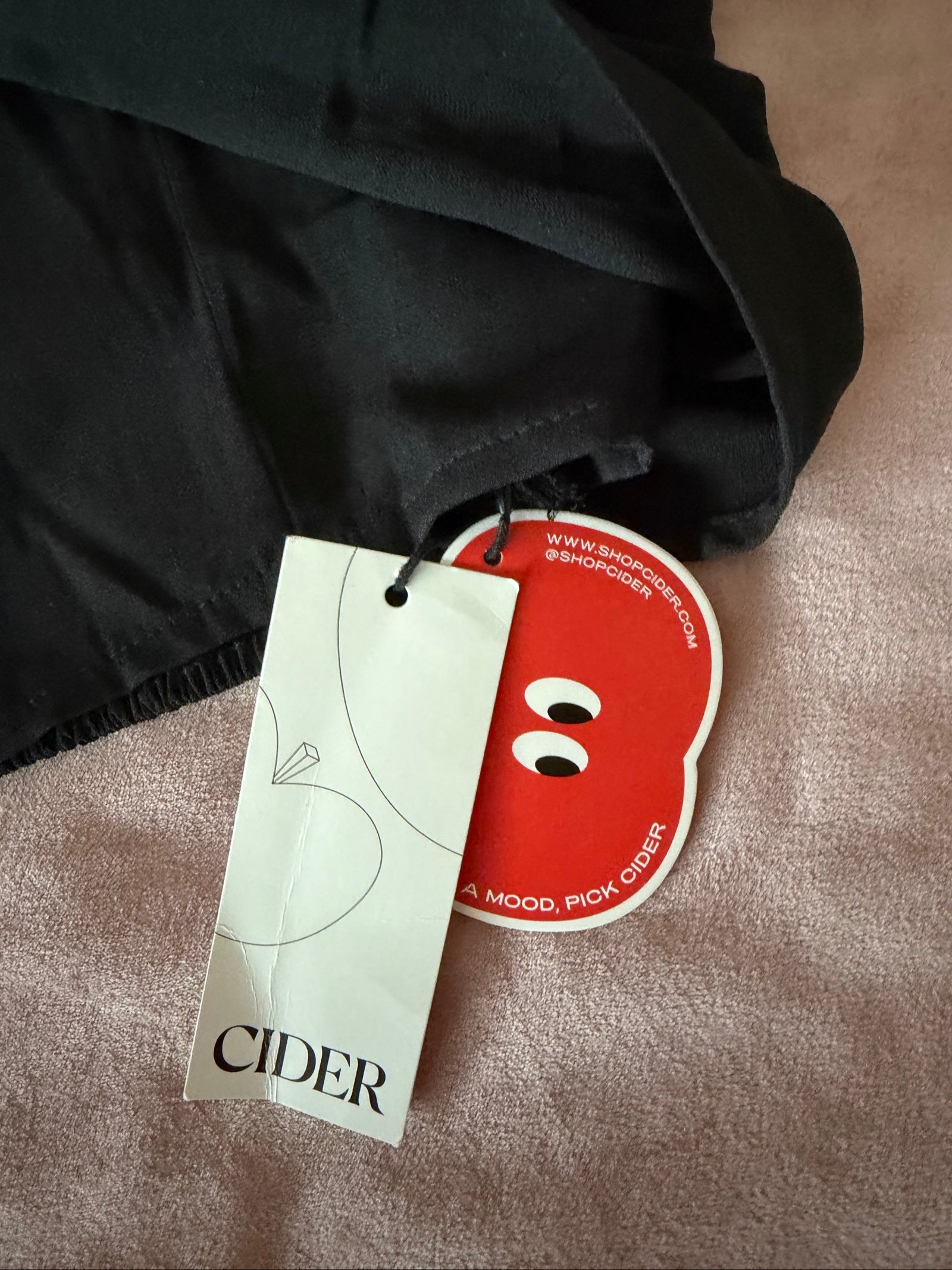 Black Halter Crop Top Cider XL