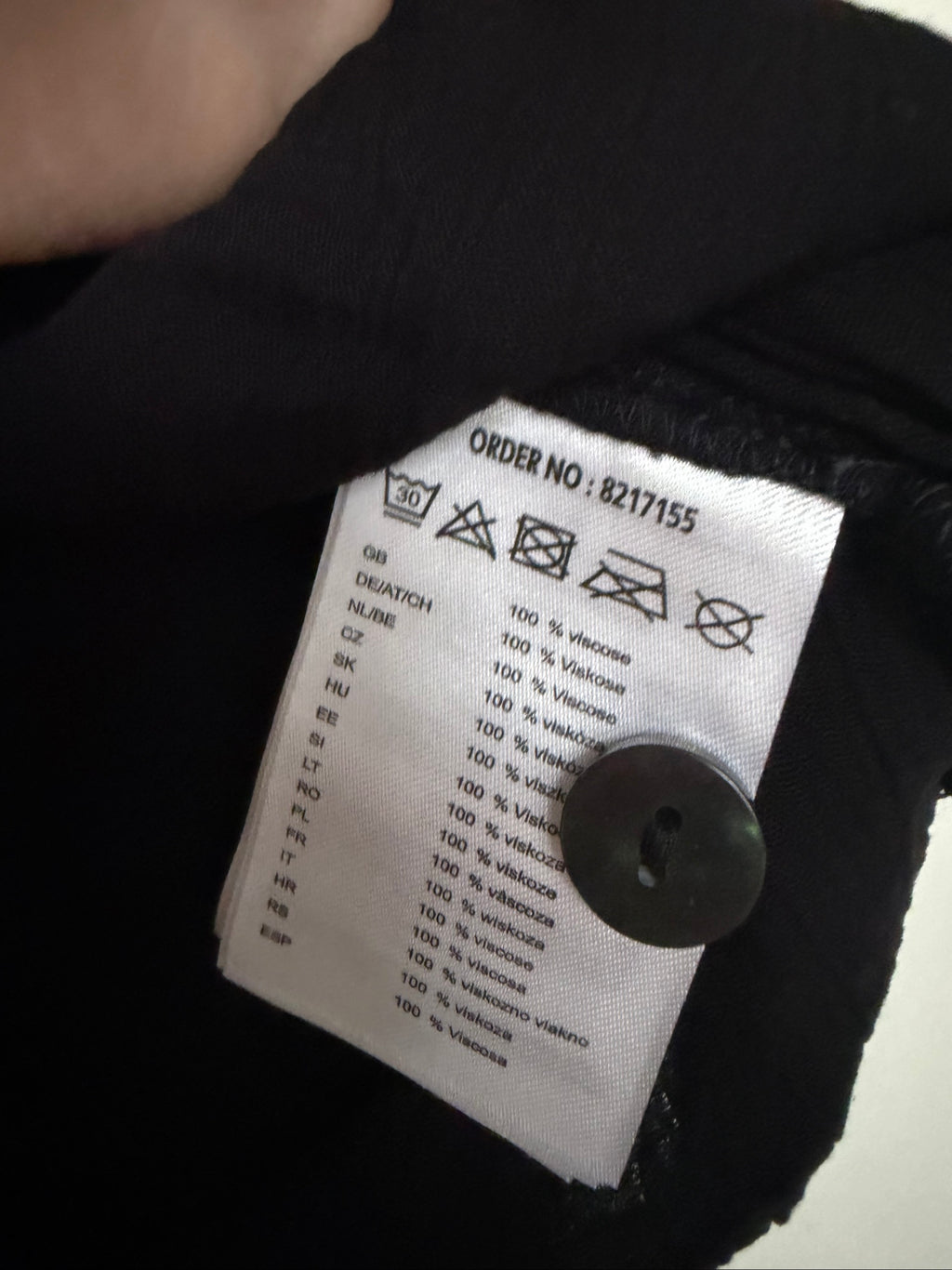 Page One Black Sleeveless V-Neck Tie-Front Blouse Size 40