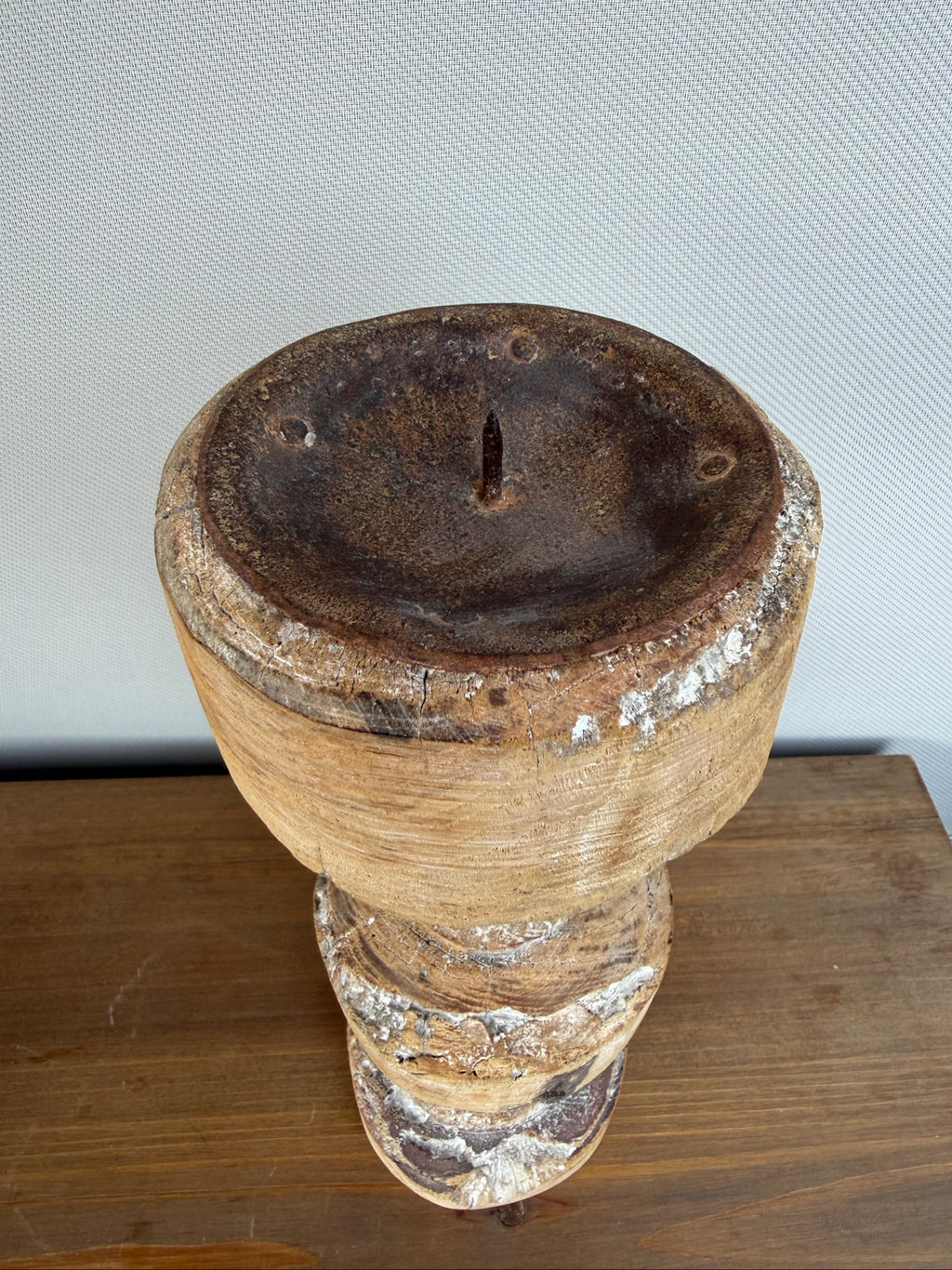 Rustic Vintage Wooden Candle Holder Rustic Style