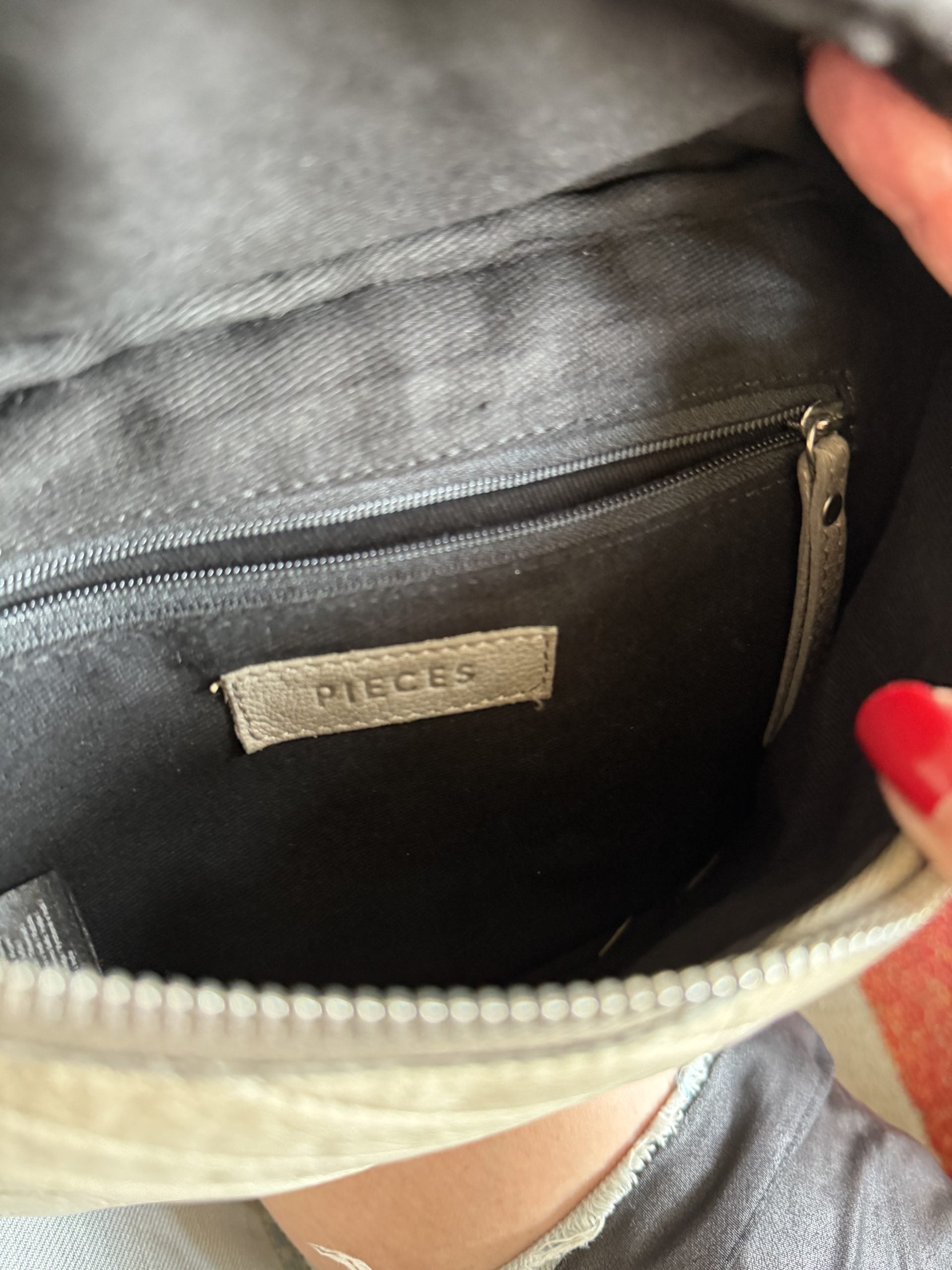 Light Grey Quilted Leather Belt Bag Waist Bag