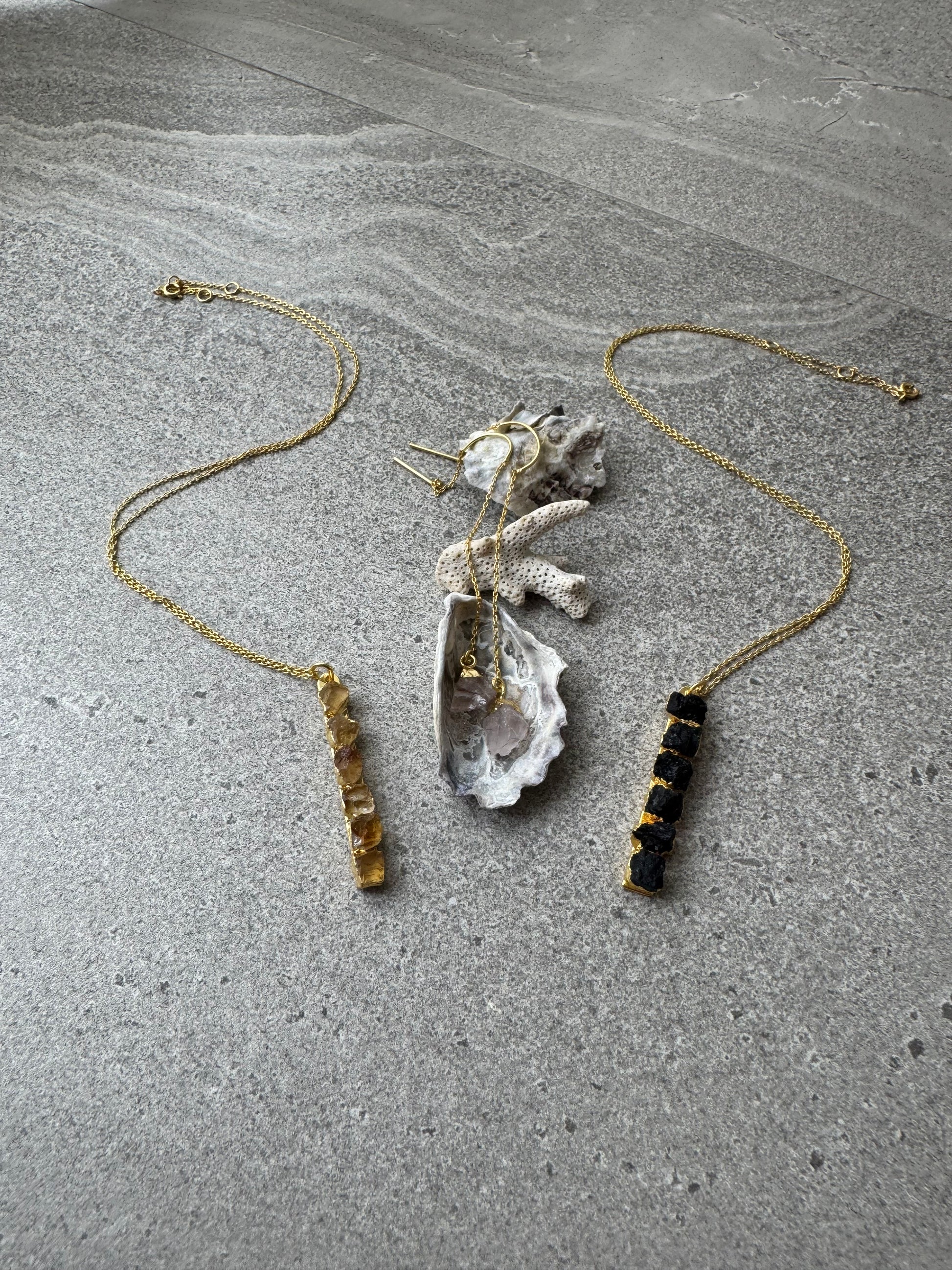 The Gem Stone Collection - The Gemstone Talisman and the Long Earrings